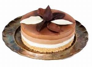 Tarta a los Tres Chocolates