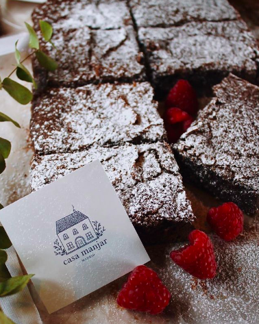El brownie de Casa Manjar es uno de los favoritos en Instagram