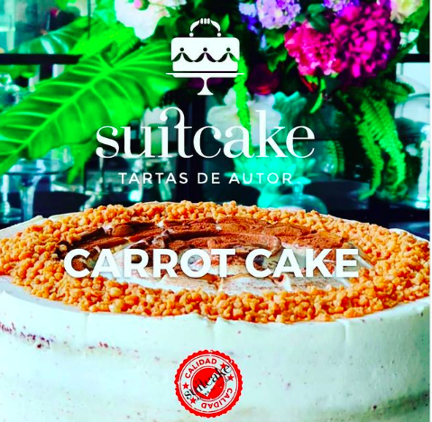 La carrotcake de Suitcake, una de las más famosas en la ciudad de Sevilla