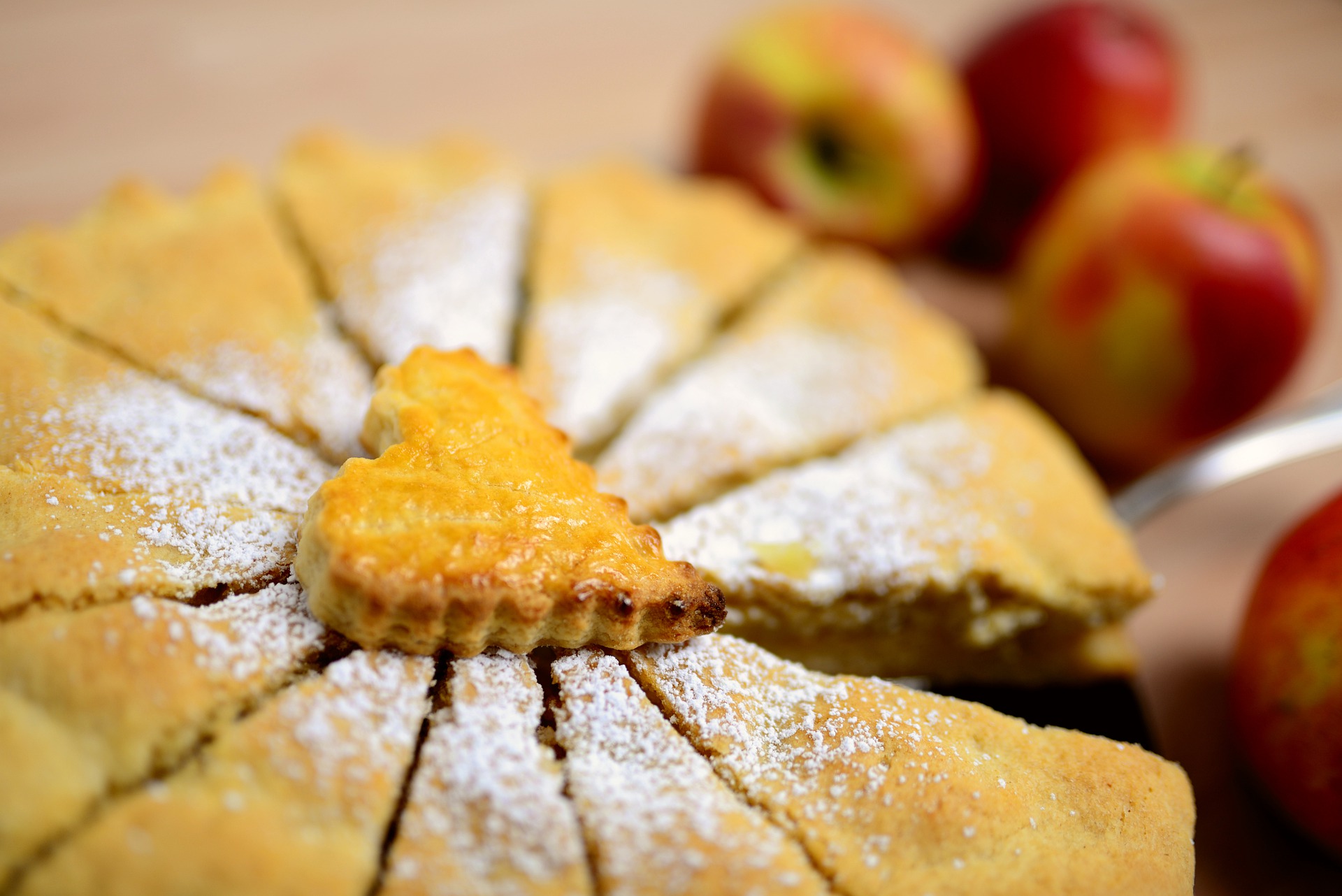 La tarta de manzana es un clásico en repostería 