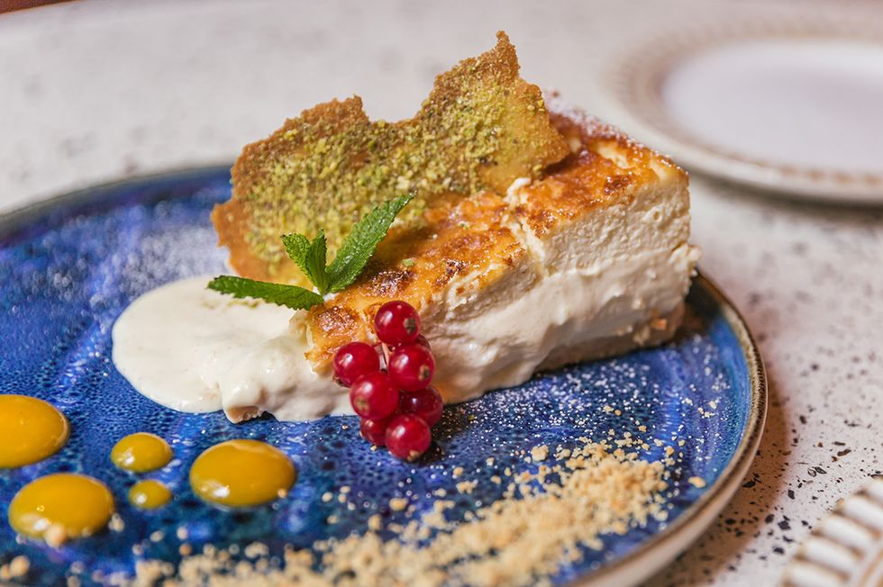 Tarta de queso de El Hombre Pez
