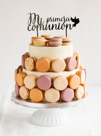 Las tartas de comunión de macarons son un imprescindible hoy en día