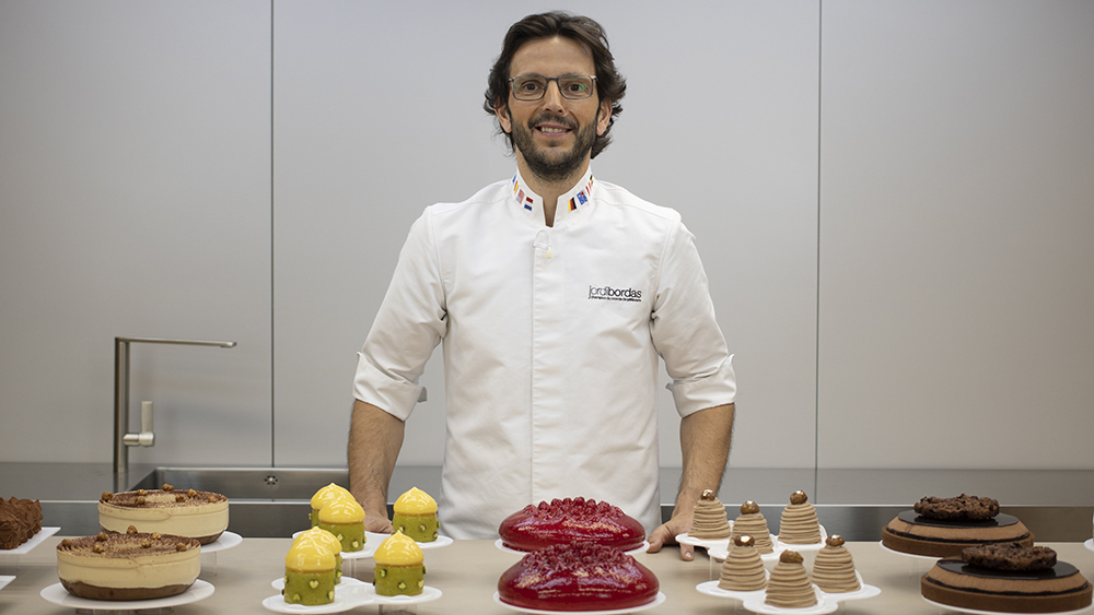 Jordi Bordas, pastelero y maestro de las nuevas generaciones que apuntan maneras en el sector